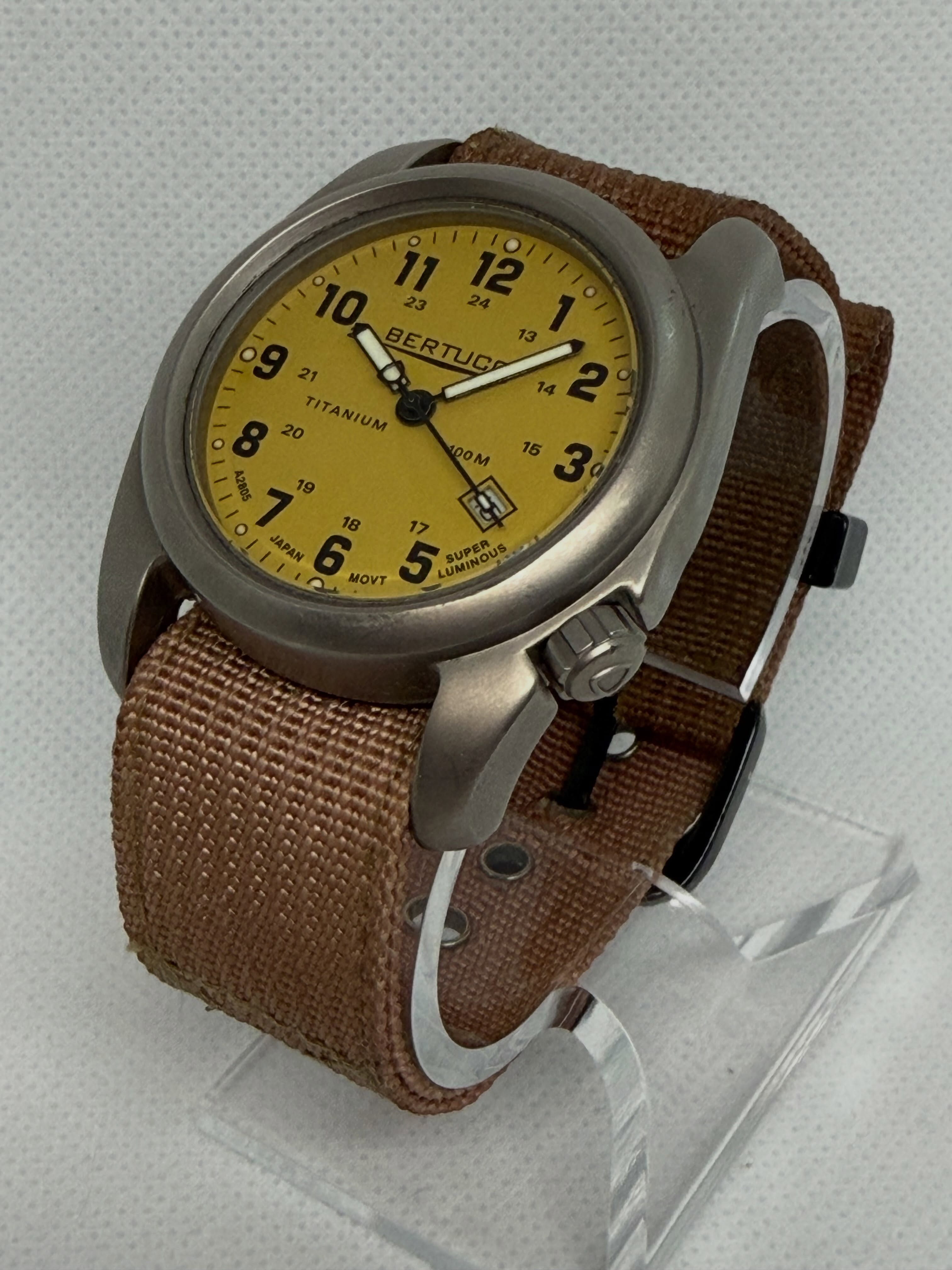 Bertucci field watch — hand reset project detail